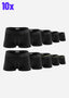 BOXERSHORTS (10er-Pack) <br /><b>ALL BLACK</b> | V.4