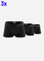 BOXERSHORTS (3er-Pack) <br /><b>ALL BLACK</b> | V.4